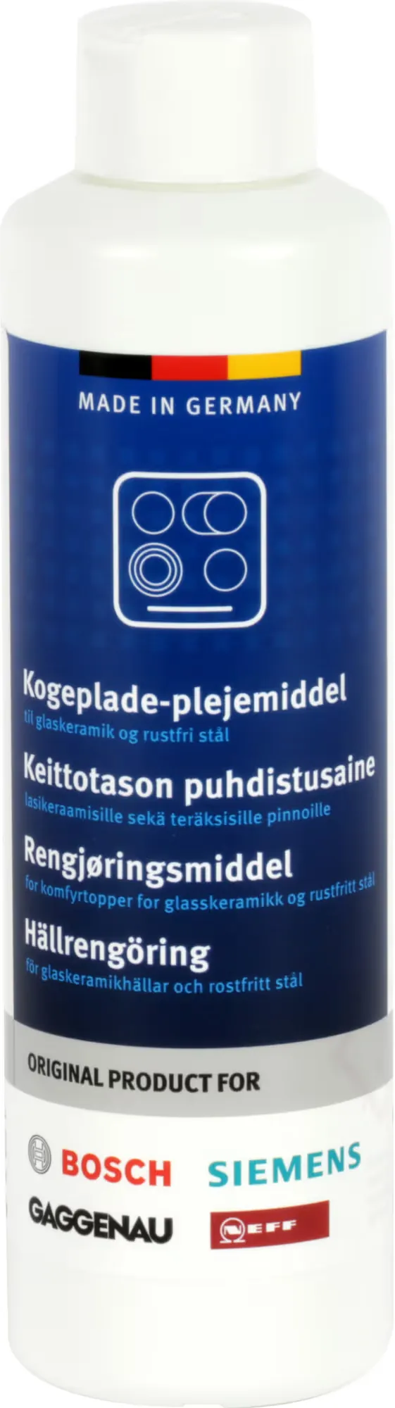 Bosch 00312122 platetopp rengjøring